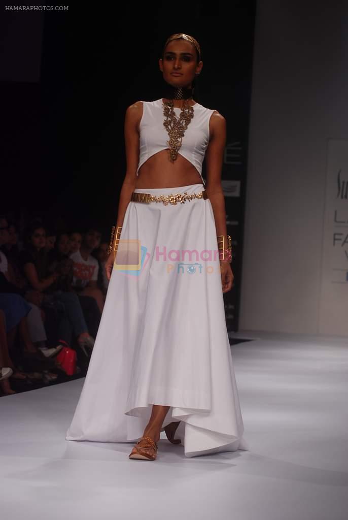 Model walk the ramp for Suhana Pittie Show at lakme fashion week 2012 Day 2 in Grand Hyatt, Mumbai on 3rd March 2012