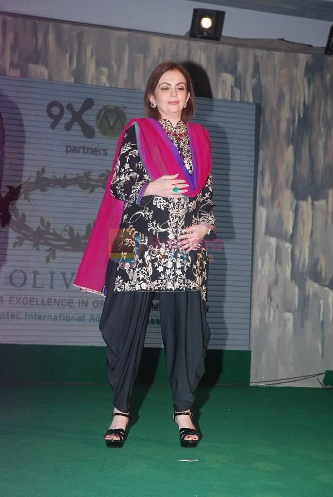 Nita Ambani at Olive Crown Awards in Taj Land's End on 3rd March 2012