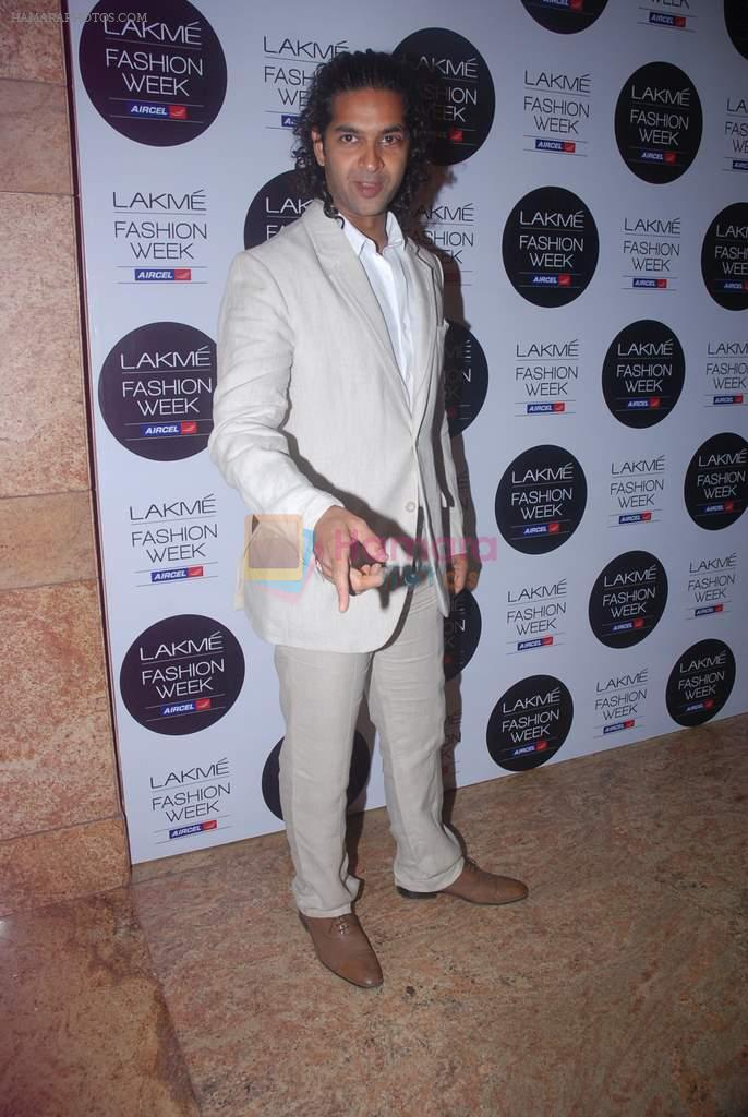 Purab Kohli at Anita Dongre Show at lakme fashion week 2012 Day 3 in Grand Hyatt, Mumbai on 4th March 2012