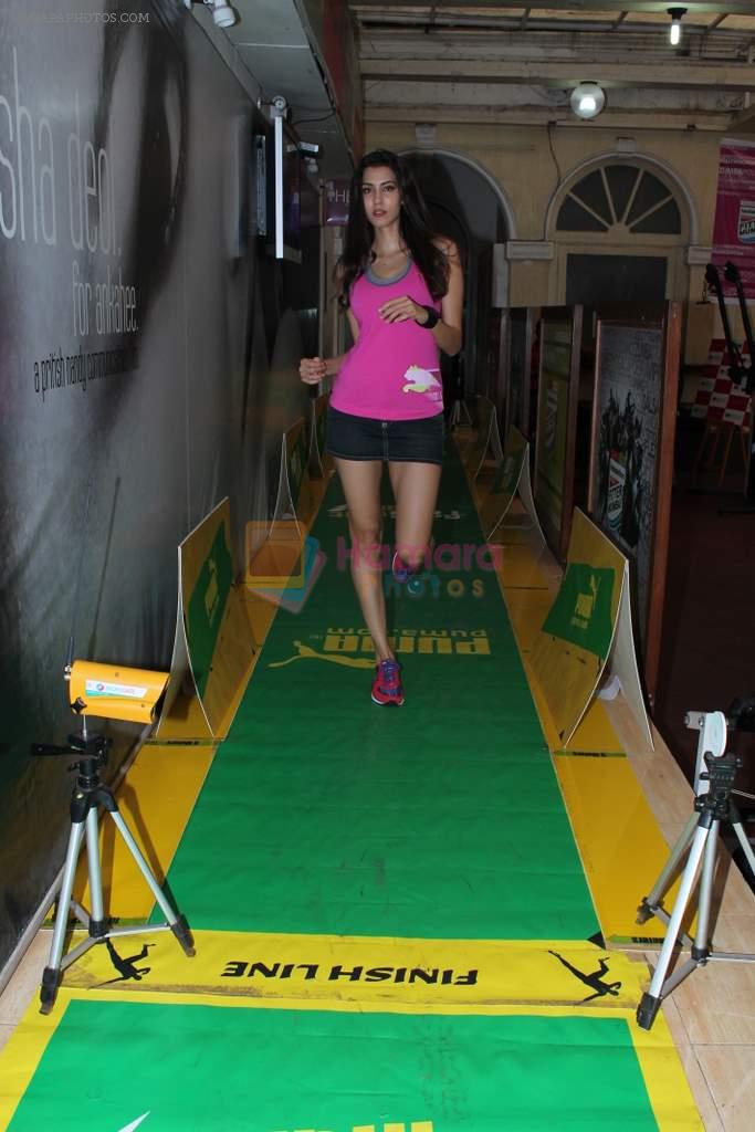 Maia Hayden Kingfisher model at Puma event in Breach Candy on 4th March 2012
