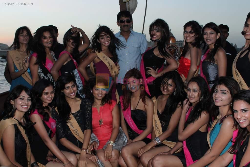 at Beauty contest Atharva Princess 25 finalists boat party in Gateway of India on 5th March 2012
