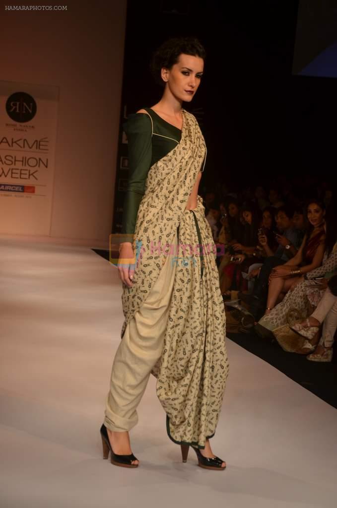 Model walk the ramp for Rimi Nayak Show at lakme fashion week 2012 Day 4 in Grand Hyatt, Mumbai on 5th March 2012