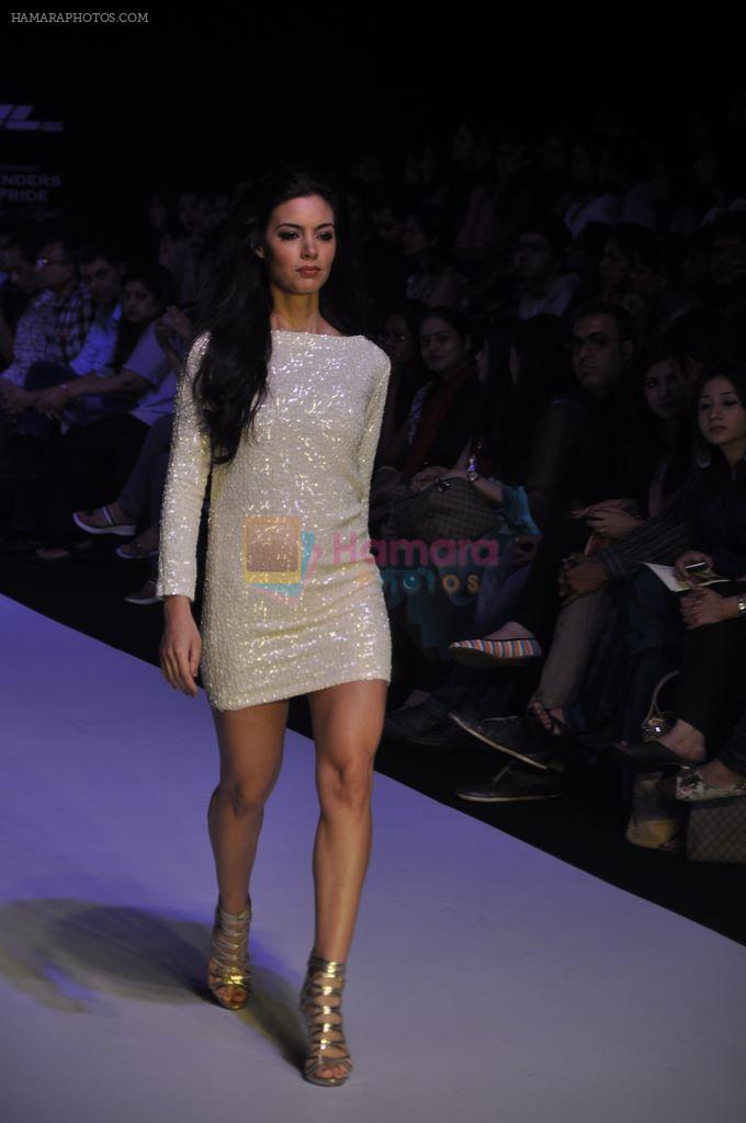 Mia walk the ramp for Payal Kapoor Show at lakme fashion week 2012 Day 5 in Grand Hyatt, Mumbai on 6th March 2012
