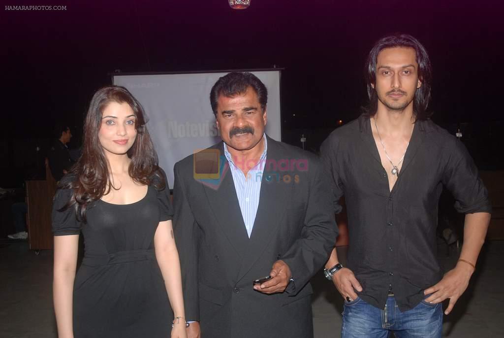 Ashish Sharma, Priyanka Mehta, Sharat Saxena at zindagi tere naam music launch in Mumbai on 9th March 2012