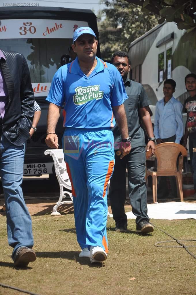Virendra sehwag launches rasna in Mumbai on 10th March 2012