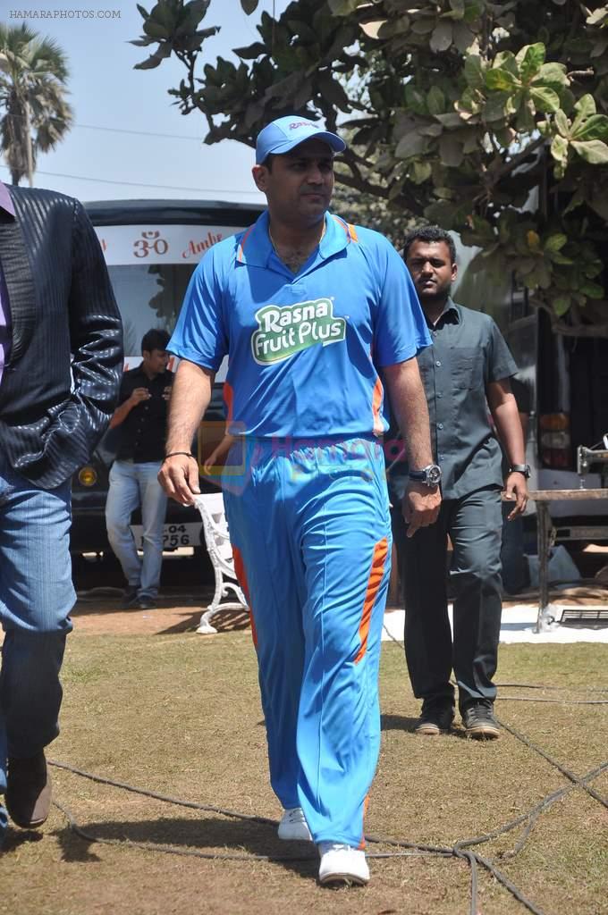 Virendra sehwag launches rasna in Mumbai on 10th March 2012