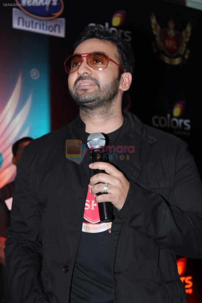 Raj kundra at super fight league event in Mumbai on 10th March 2012