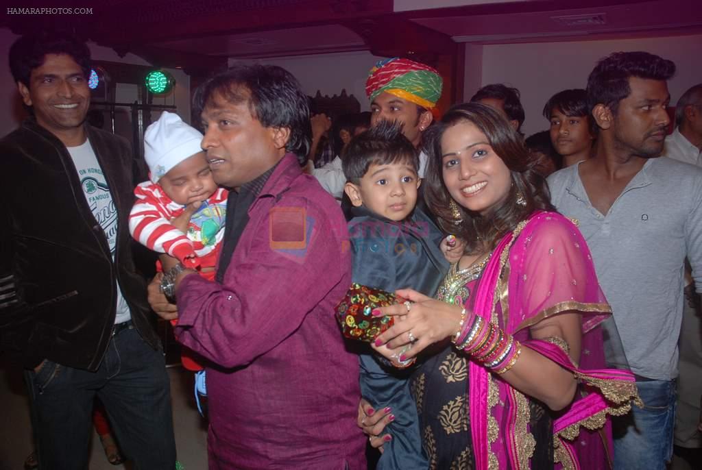Sunil Pal at Sunil Pal's son Prabal Naming Ceremony in Mumbai on 11th March 2012