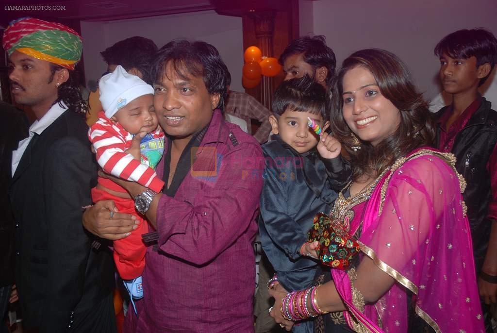 Sunil Pal at Sunil Pal's son Prabal Naming Ceremony in Mumbai on 11th March 2012