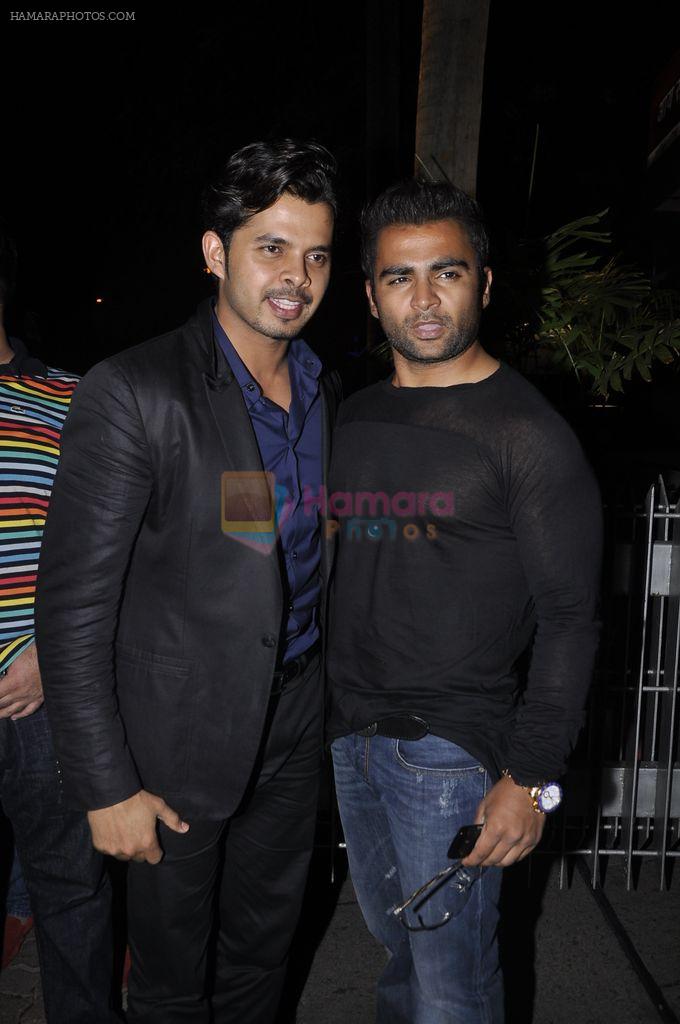 Sreesanth, Sachin Joshi at Super Fight League post party in Royalty, Bandra, Mumbai on 12th March 2012