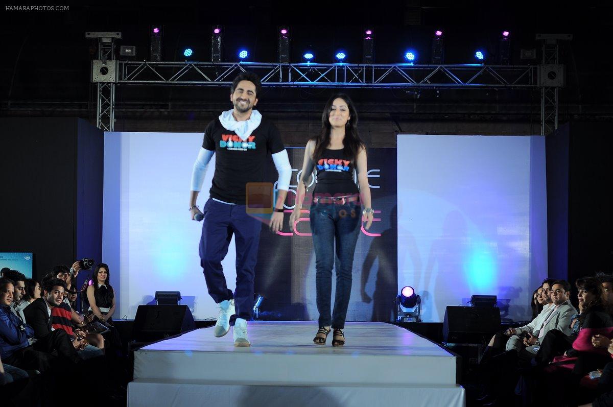 Ayushmann Khurrana, Yami Gautam at the Couture for Cause Fashion Show in ITC Maratha on 13th March 2012