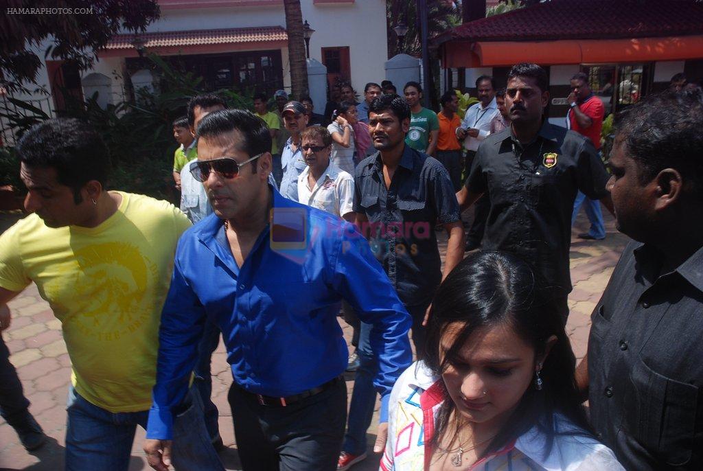 Salman Khan at the launch of Bitto Boss album in Andheri, Mumbai on 16th March 2012