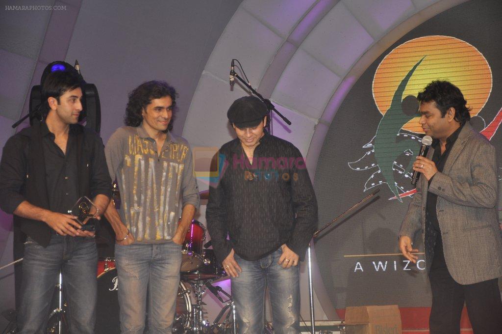 A R Rahman, Ranbir Kapoor, Mohit Chauhan, Imtiaz Ali at Ficci-Frames awards nite in Renaissance, Mumbai on 16th March 2012