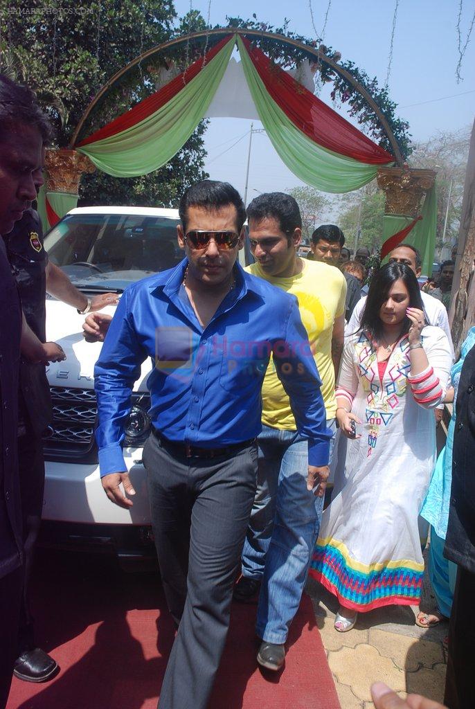 Salman Khan at the launch of Bitto Boss album in Andheri, Mumbai on 16th March 2012