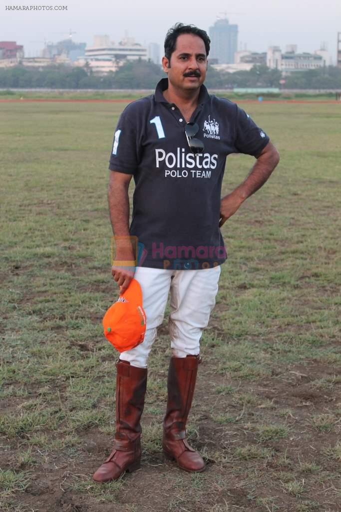 Maharaja of Jaipur Narendra Singh at 3rd Asia Polo match in RWITC, Mumbai on 17th March 2012