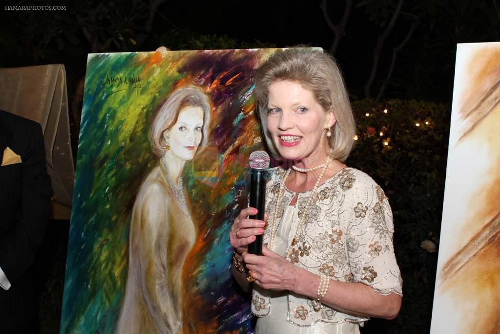 Lise Frederiksen at an Art event by Anjanna Kuthiala in Mumbai on 18th March 2012
