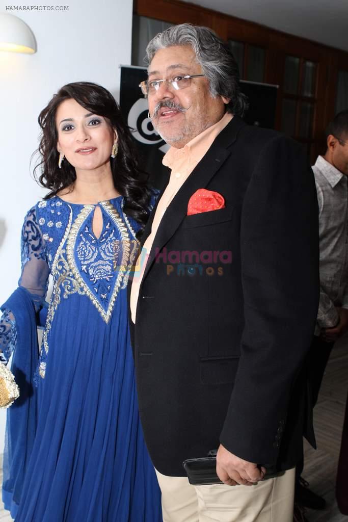 Sheetal Ansal and Chetan Seth at an Art event by Anjanna Kuthiala in Mumbai on 18th March 2012