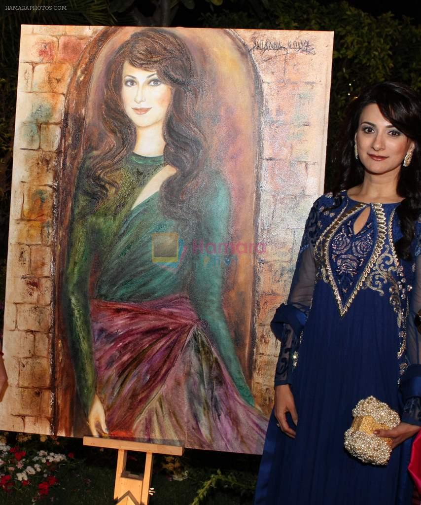 Sheetal Ansal at an Art event by Anjanna Kuthiala in Mumbai on 18th March 2012