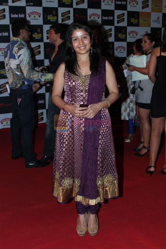 Sunidhi Chauhan at Mirchi Music Awards 2012 in Mumbai on 21st March 2012