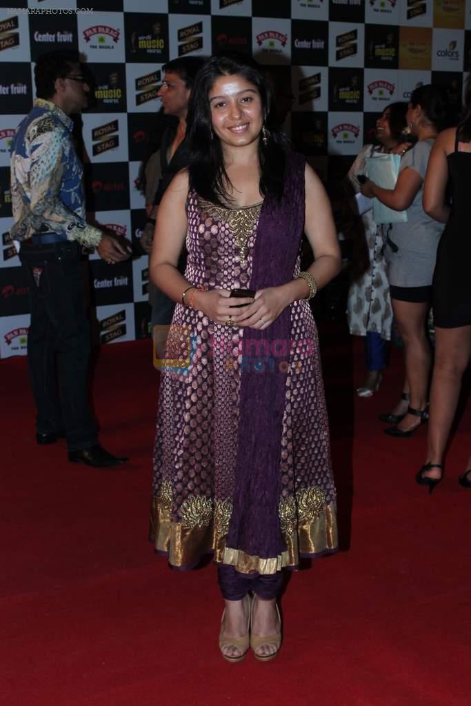 Sunidhi Chauhan at Mirchi Music Awards 2012 in Mumbai on 21st March 2012