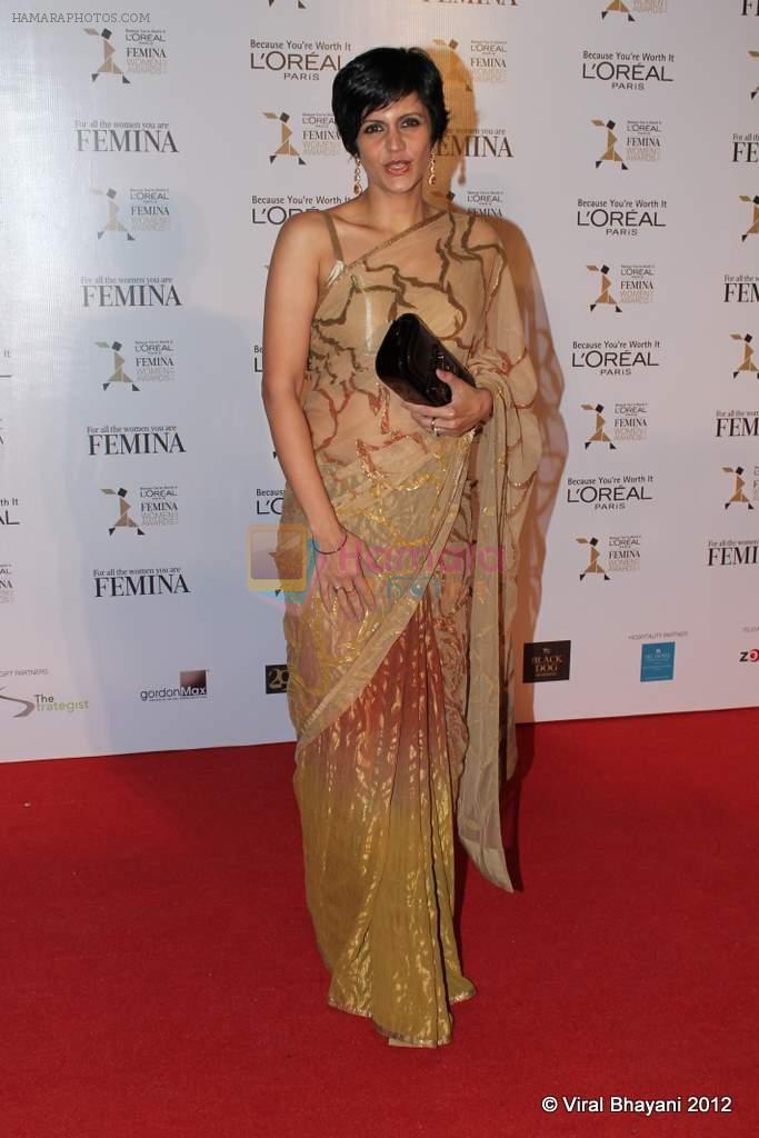 Mandira Bedi at Loreal Femina Women Awards in Mumbai on 22nd March 2012