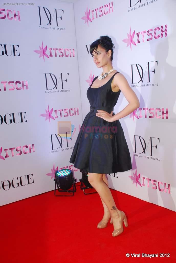 Kangna Ranaut at DVF-Vogue dinner in Mumbai on 22nd March 2012