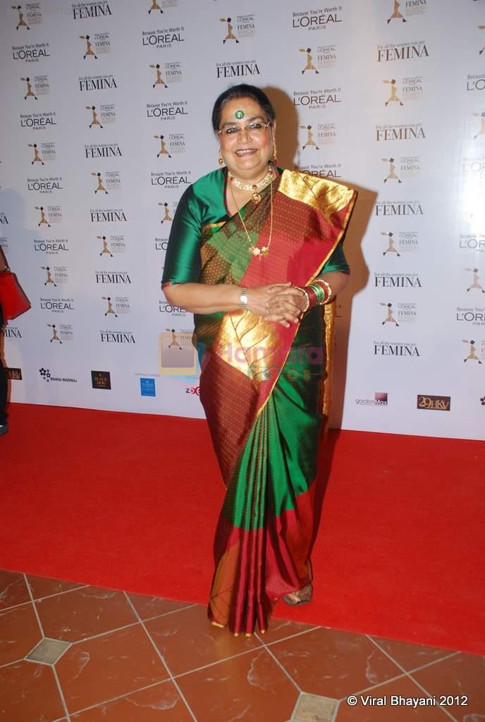 Usha Uthup at Loreal Femina Women Awards in Mumbai on 22nd March 2012