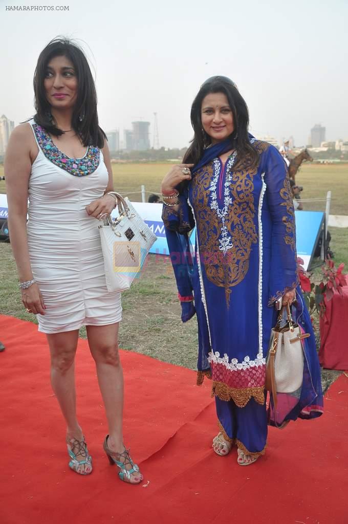 Poonam Dhillon at Argentine VS Arc polo match in ARC, Mumbai on 24th MArch 2012