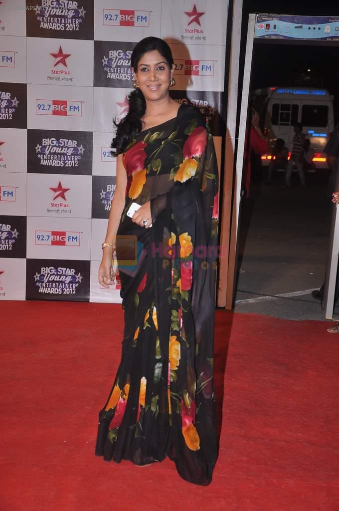 Sakshi Tanwar at Big Star Young Entertainer Awards in Mumbai on 25th March 2012