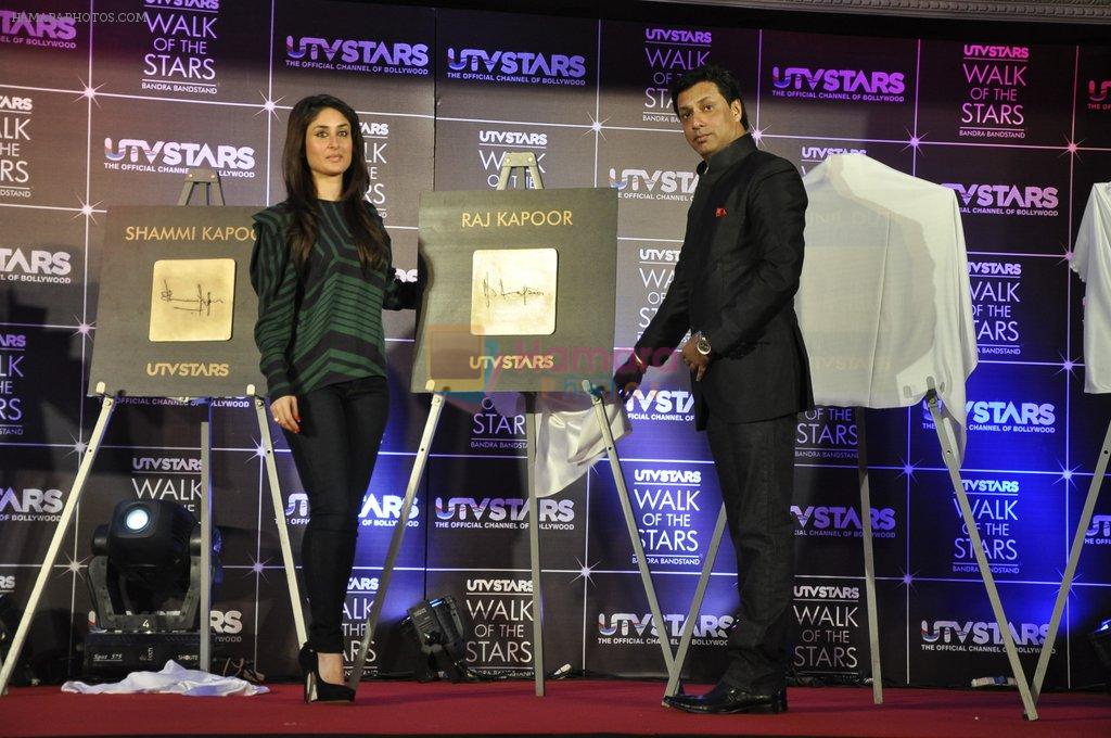 Kareena Kapoor, Madhur Bhandarkar unveil UTVstars Walk of the Stars in Taj Land's End, Mumbai on 28th March 2012