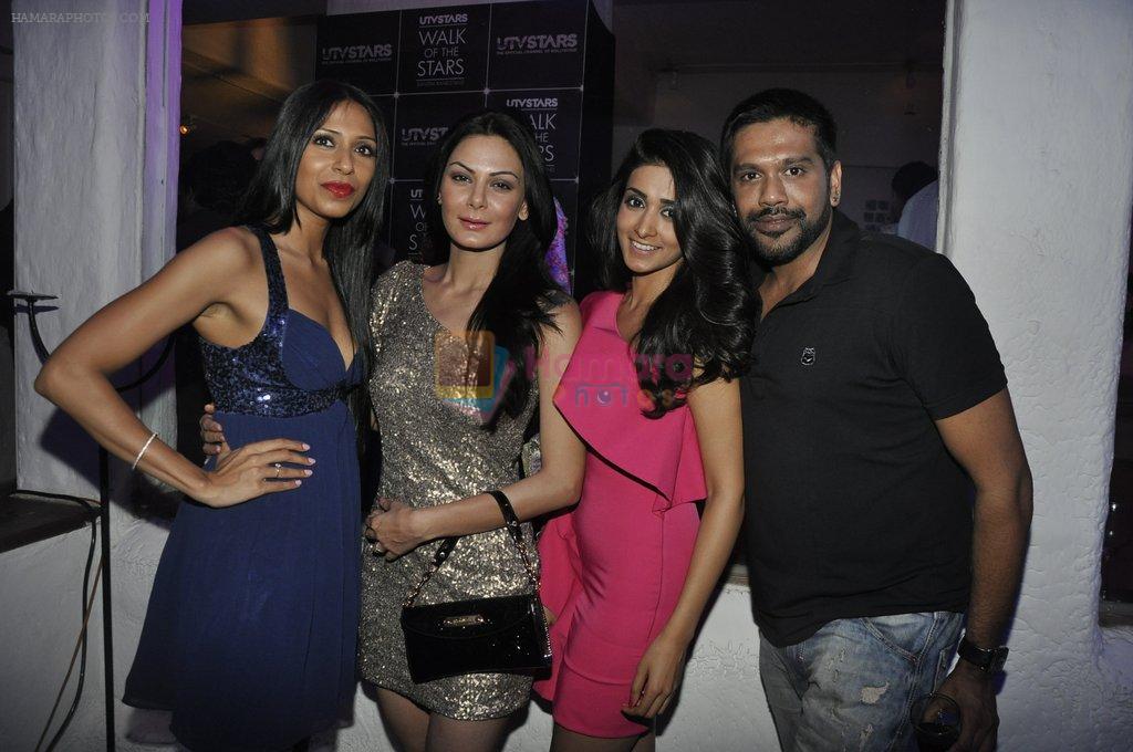 Candice Pinto, Aanchal Kumar, Rocky S at UTVstars Walk of Stars after party in Olive, BAndra, Mumbai on 28th March 2012