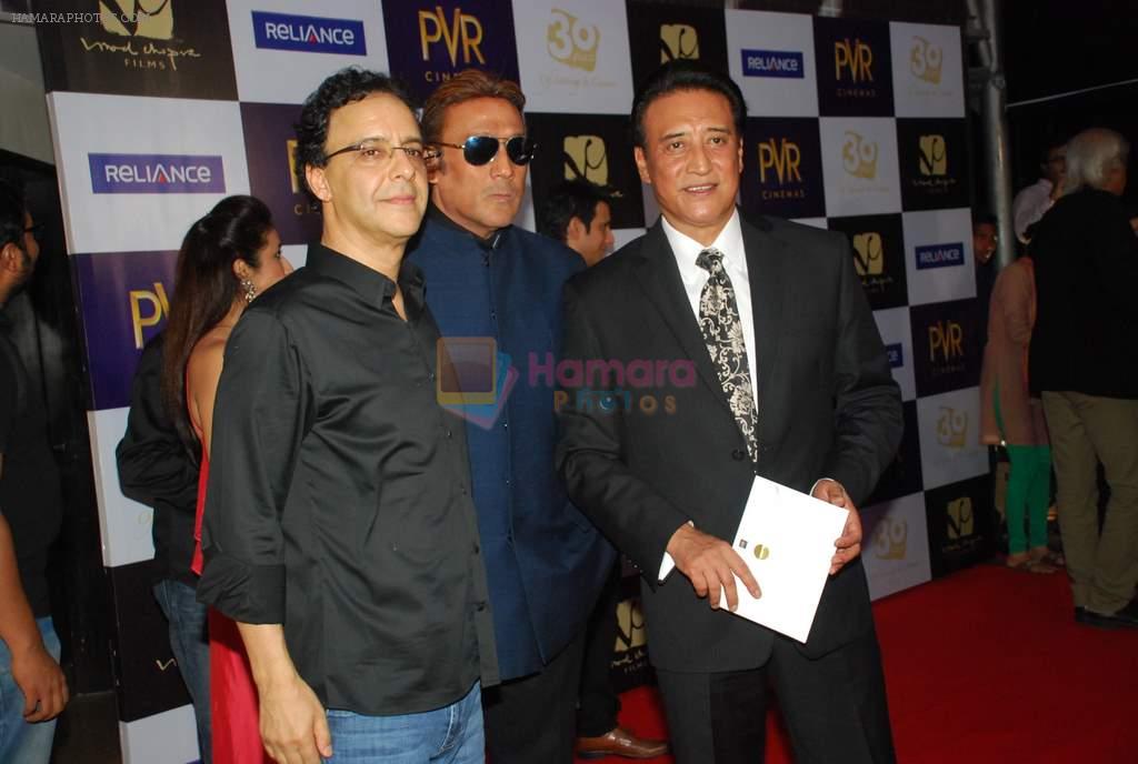 Danny Denzongpa, Vidhu Vinod Chopra, Jackie Shroff at Parinda premiere in PVR on 29th March 2012
