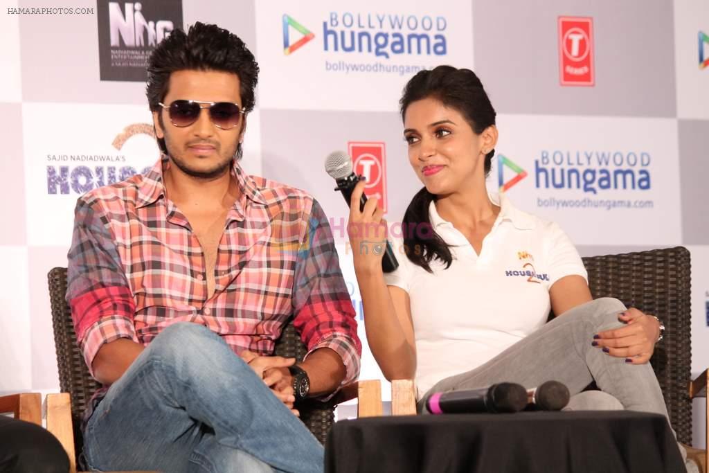 Ritesh Deshmukh, Asin Thottumkal promote Housefull 2 at the launch of limited edition stocks of BH's Game Of Fame in J W Marriott on 30th March 2012