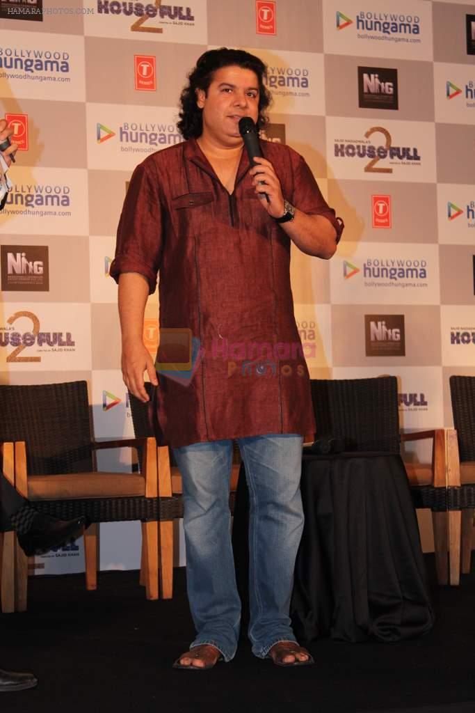 Sajid Khan promote Housefull 2 at the launch of limited edition stocks of BH's Game Of Fame in J W Marriott on 30th March 2012