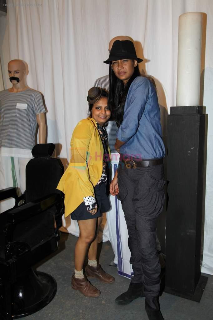 Little Shilpa with Carol Gracias at Le Mill men's wear collection launch in Mumbai on 31st March 2012