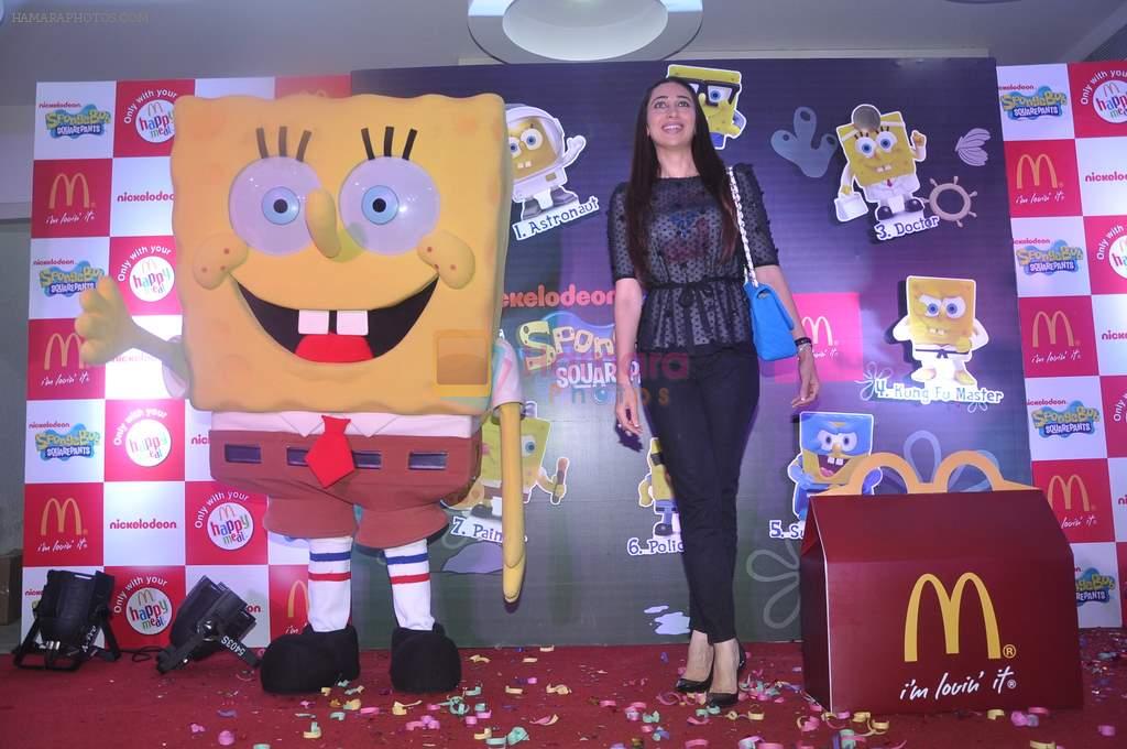 Karisma Kapoor at Nickelodeon and Mconalds SpongeBob Squarepants happy meal launch on 3rd April 2012