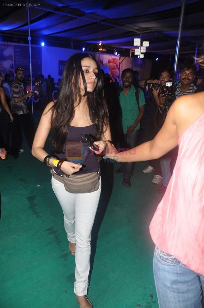 Shraddha Kapoor at Sunburn in Juhu, Mumbai on 8th April 2012