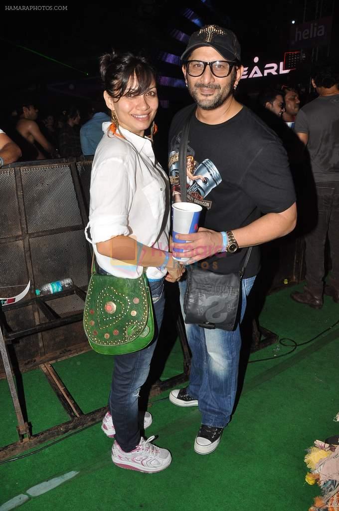 Arshad Warsi, Maria Goretti at Sunburn in Juhu, Mumbai on 8th April 2012