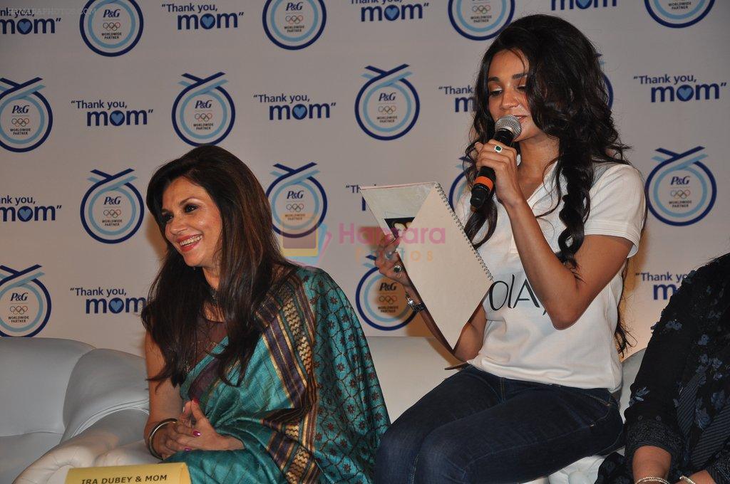 Ira Dubey, Lilette Dubey at P&G Thank You Mom launch Event in J W Marriott, Juhu, Mumbai on 10th April 2012