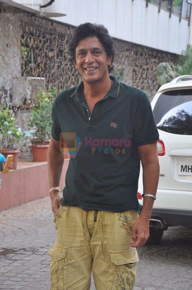 Chunky Pandey at Housefull 2  Success Party in Akshay Kumar House on 10th April 2012