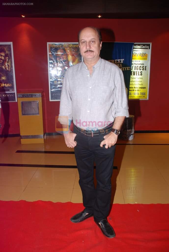 Anupam Kher, Raju Kher at Chhodo Kal Ki Baatein film premiere in Trident, Mumbai on 11th April 2012