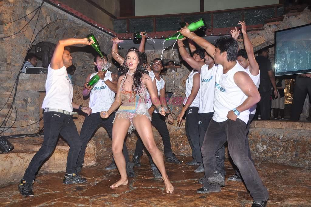 Nathalia Kaur at the Launch of Sizzling Item Song Dan Dan from RGV's Department in Kinos Cottage on 13th April 2012