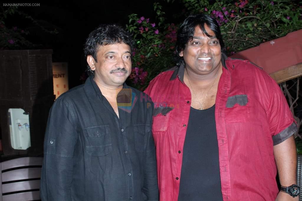 Ram Gopal Varma, Ganesh Acharya at the Launch of Sizzling Item Song Dan Dan from RGV's Department in Kinos Cottage on 13th April 2012