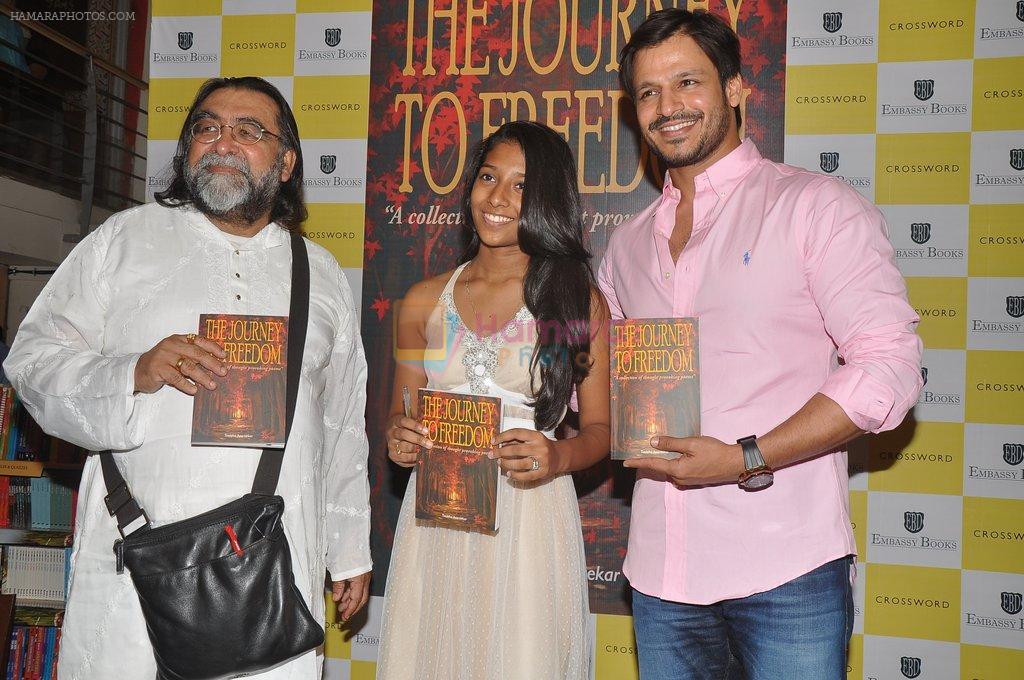 Vivek Oberoi unveils Tanisha's The Journey To Freedom book in Crossword, Mumbai on 13th April 2012