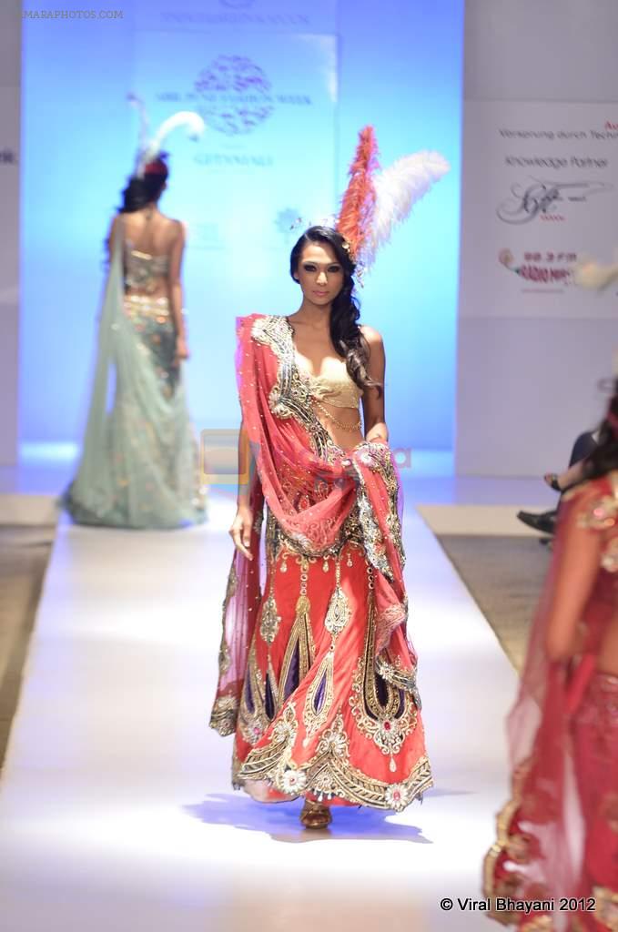 Model walk the ramp for Arjun and Anjalee Kapoor show at ABIL Pune Fashion Weekon 13th April 2012