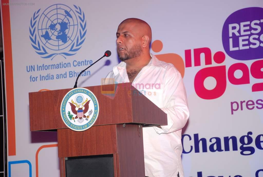 Vishal Dadlani at 2nd Annual Young Changemakers Conclave 2012 in US Consulate on 14th April 2012