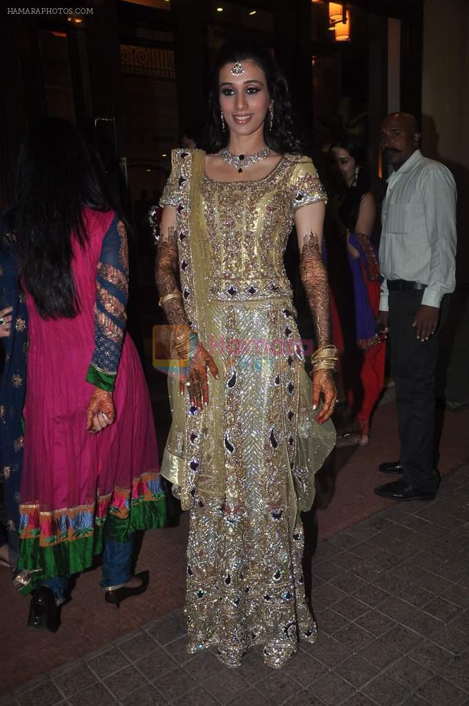 Taneesha Verma at the sangeet Ceremony of Bappa Lahiri and  Taneesha Verma in Juhu Millenium Club, Mumbai on 15th April 2012