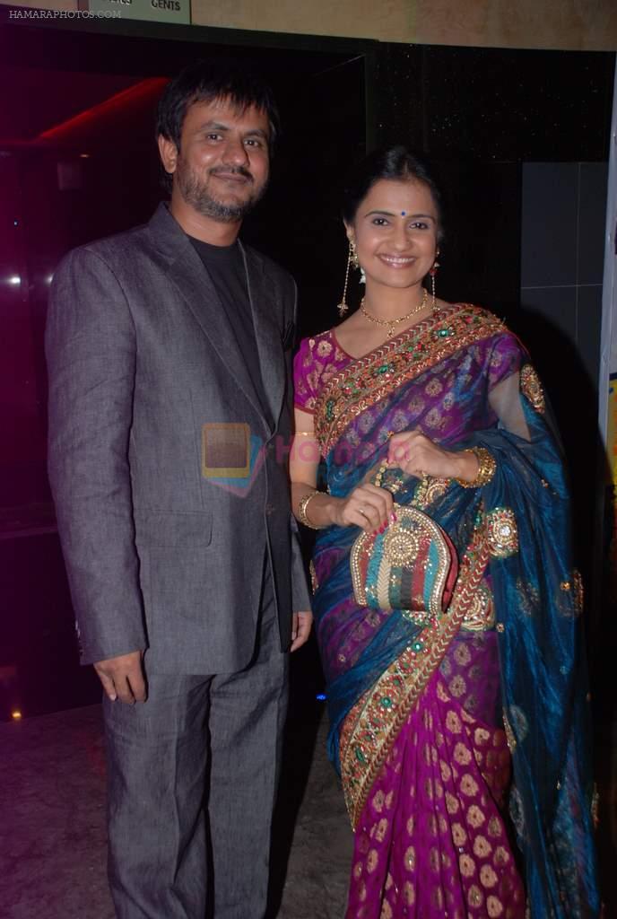 Amruta Subhash, Girish Kulkarni at Marathi film Masala premiere in Mumbai on 19th April 2012