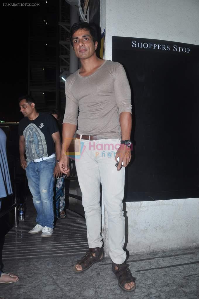 Sonu Sood at Vicky Donor special screening hosted by John in PVR, Juhu, Mumbai on 19th April 2012