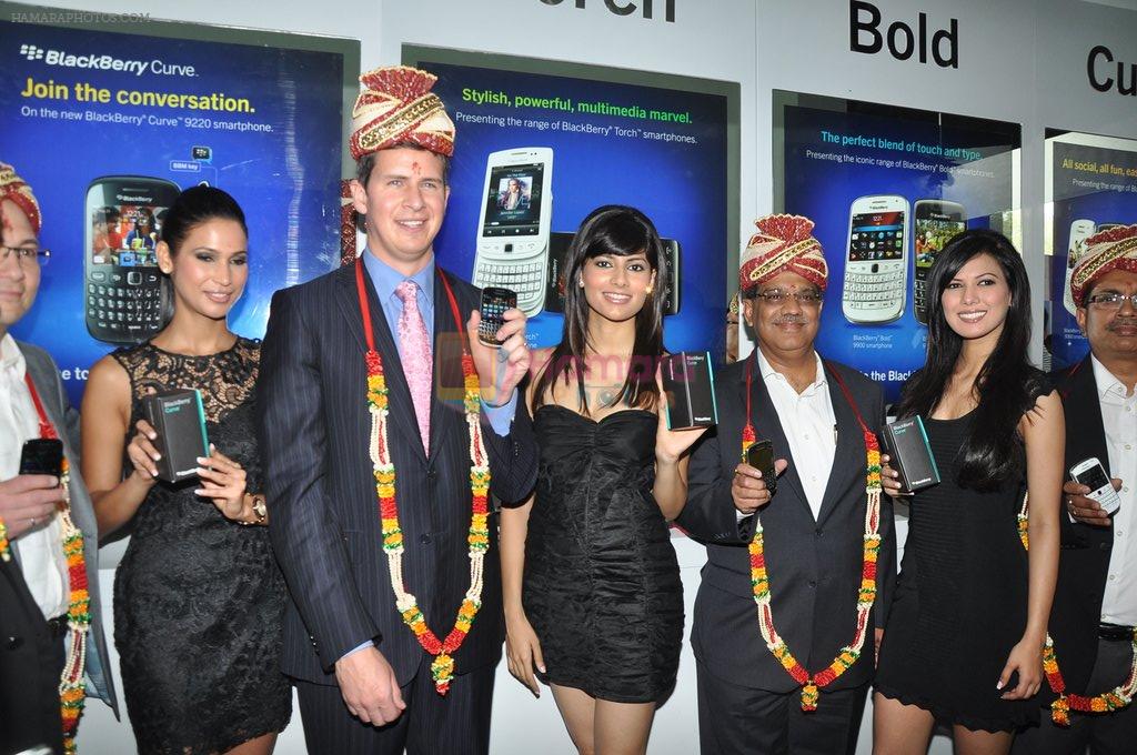 Femina Miss India's inaugurate Blackberry mobile Store in Delhi on 19th April 2012